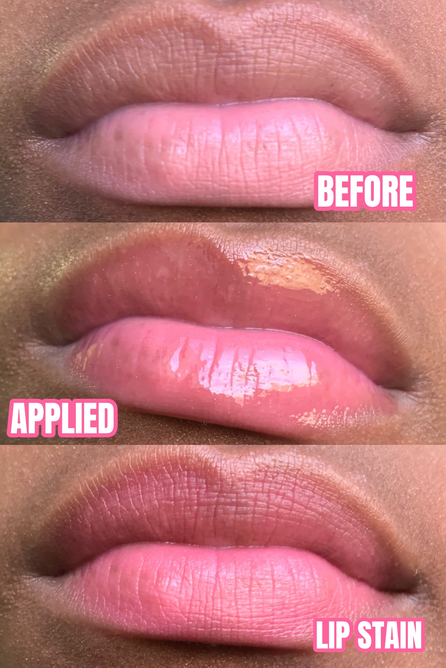 Colour changing lip oil