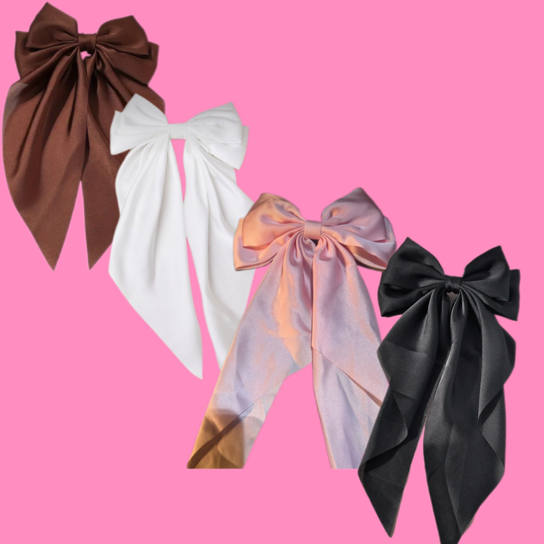 Hair clip bows