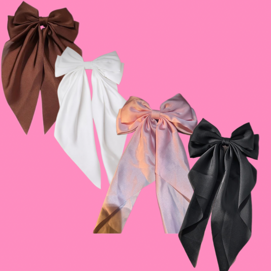 Hair clip bows